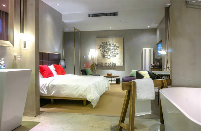 北京萬(wàn)興通達(dá)辦公裝修項(xiàng)目-春秋酒店裝修案例效果圖