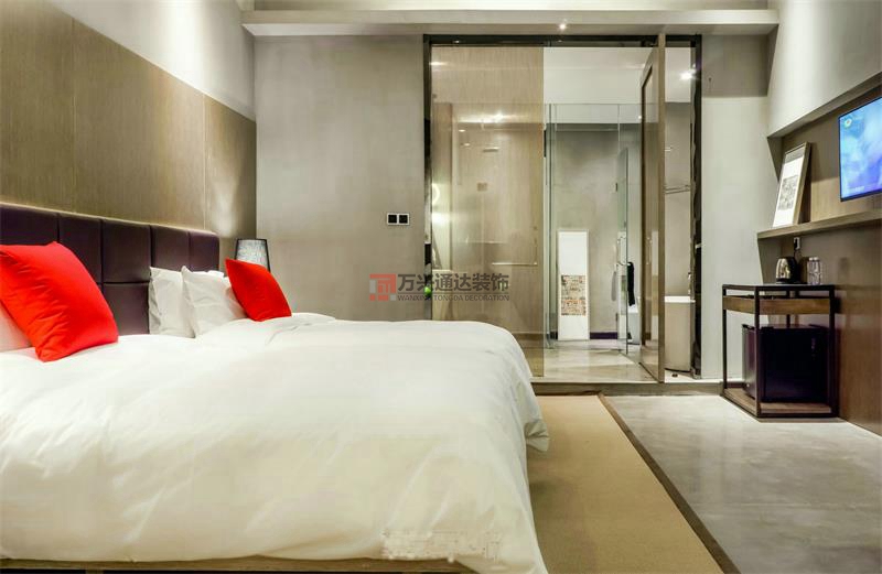 北京萬(wàn)興通達(dá)辦公裝修項(xiàng)目-春秋酒店裝修案例效果圖