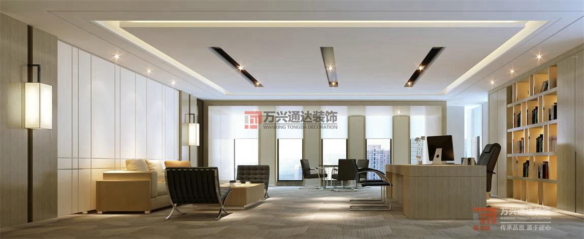 北京萬興通達辦公裝修項目-DK房地產(chǎn)裝修效果圖