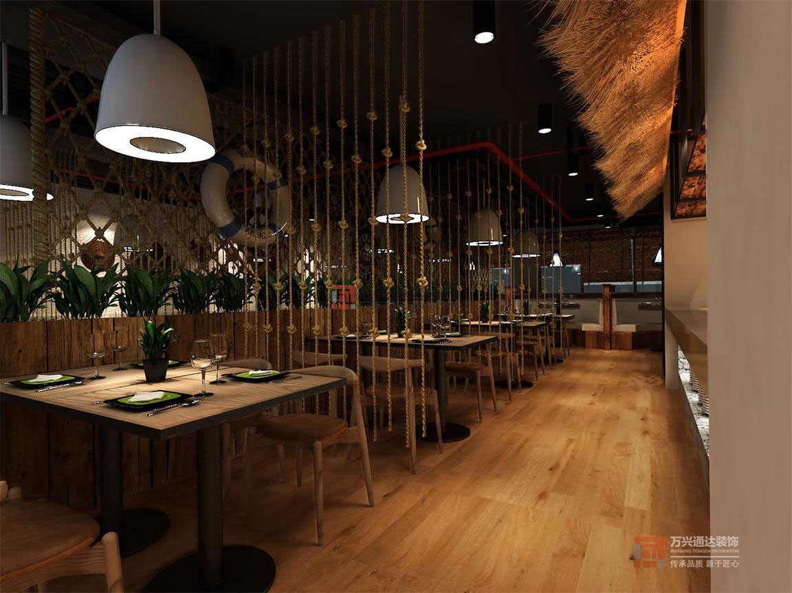 北京萬(wàn)興通達(dá)辦公裝修項(xiàng)目-鲅魚(yú)餃子館裝修效果圖