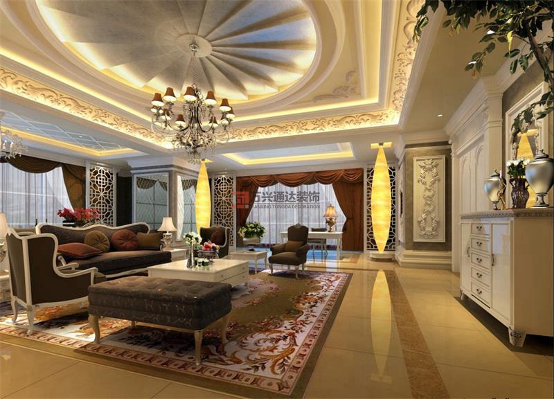 北京萬(wàn)興通達(dá)辦公裝修項(xiàng)目-家富國(guó)際大酒店裝修案例效果圖