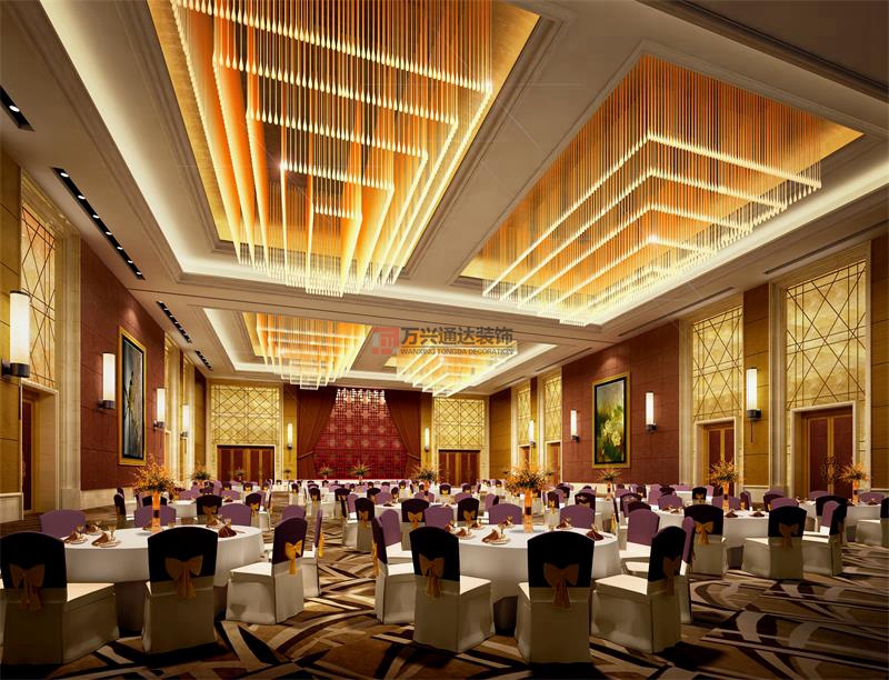 北京萬興通達辦公裝修項目-鴻洲游艇國際酒店裝修案例效果圖