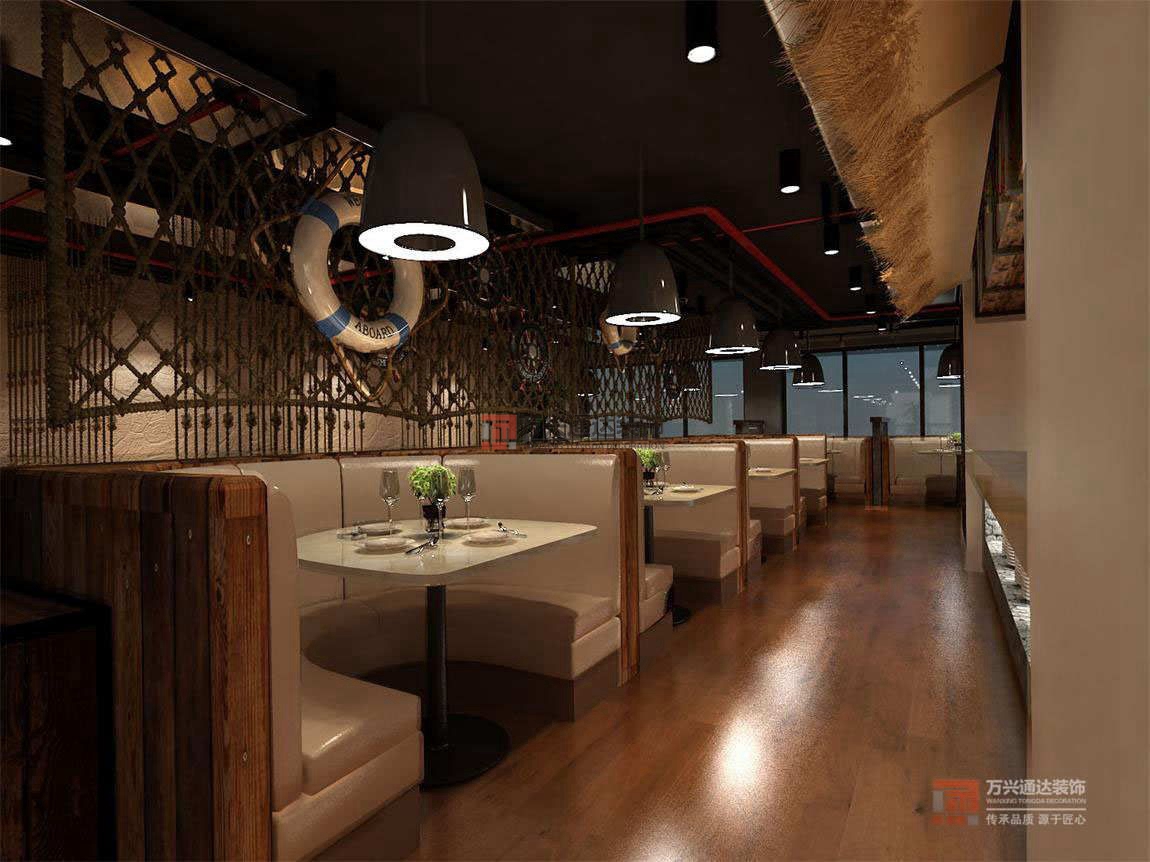 北京萬(wàn)興通達(dá)辦公裝修項(xiàng)目-鲅魚(yú)餃子館裝修效果圖