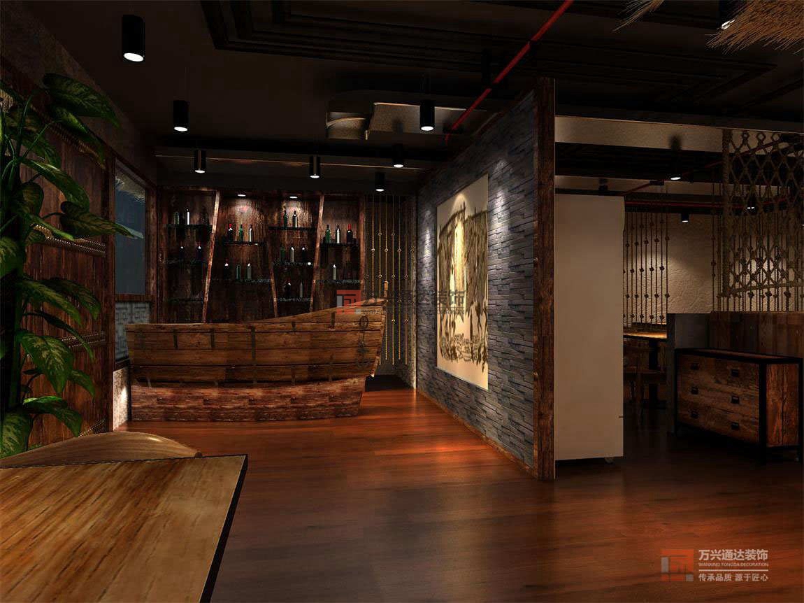 北京萬(wàn)興通達(dá)辦公裝修項(xiàng)目-鲅魚(yú)餃子館裝修效果圖