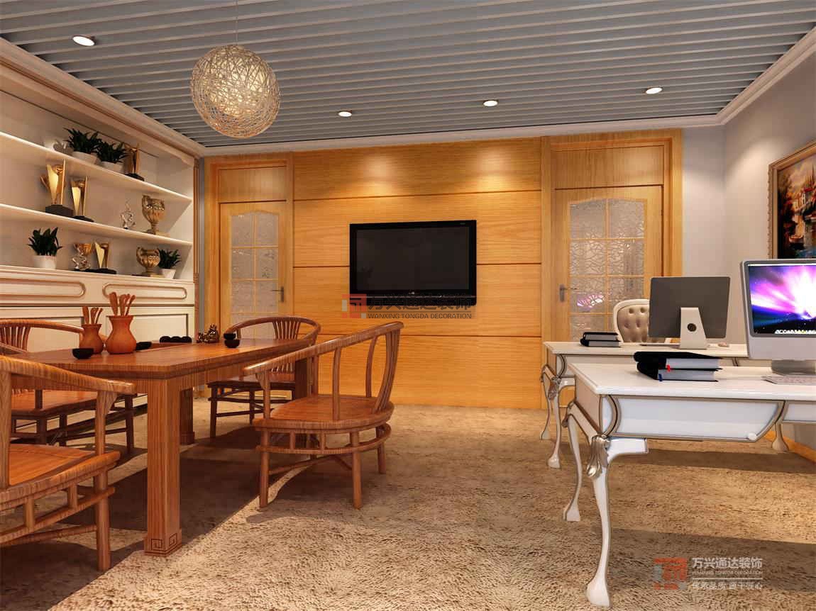 北京萬(wàn)興通達(dá)辦公裝修項(xiàng)目-北京德啟投資咨詢有限公司裝修效果圖