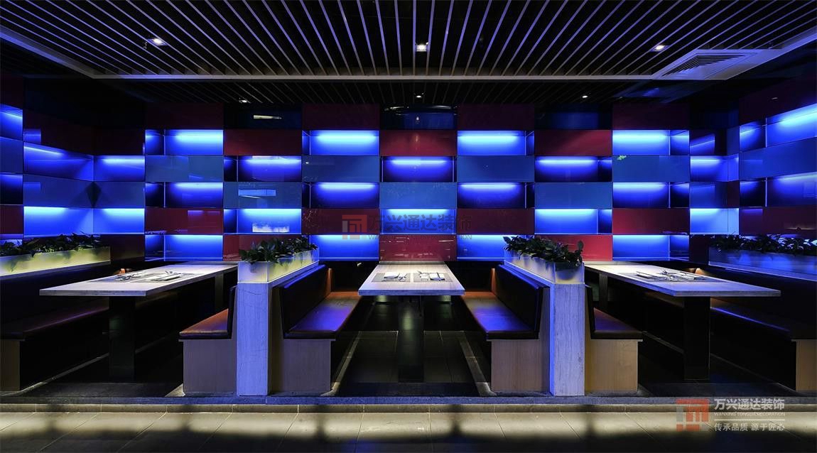 北京萬(wàn)興通達(dá)辦公裝修項(xiàng)目-北海道鐵板燒餐廳裝修效果圖