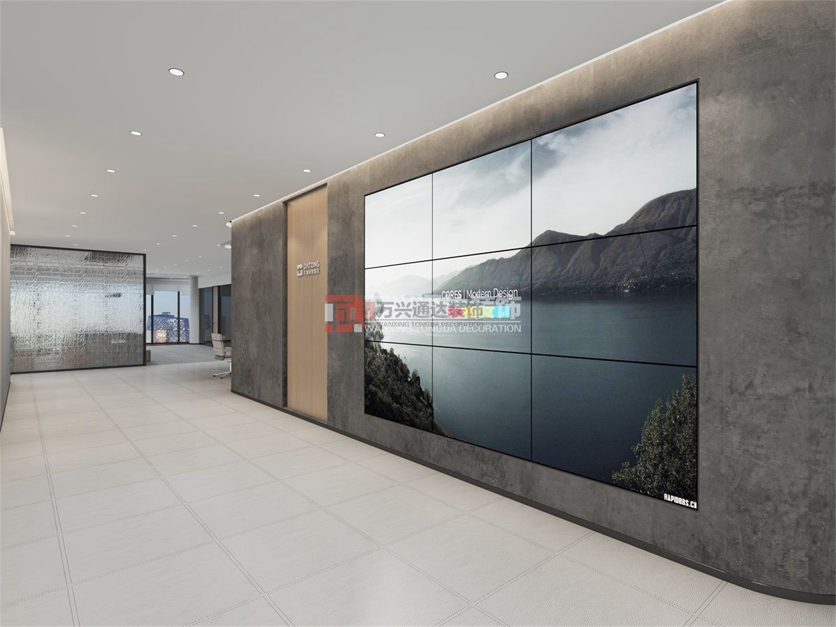 北京萬興通達(dá)辦公裝修項目-某保險北京分公司職場辦公室裝修效果圖