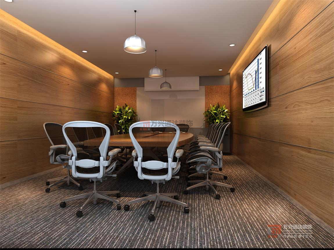 北京萬興通達辦公裝修項目-北京偉伯康科技發(fā)展有限公司裝修效果圖