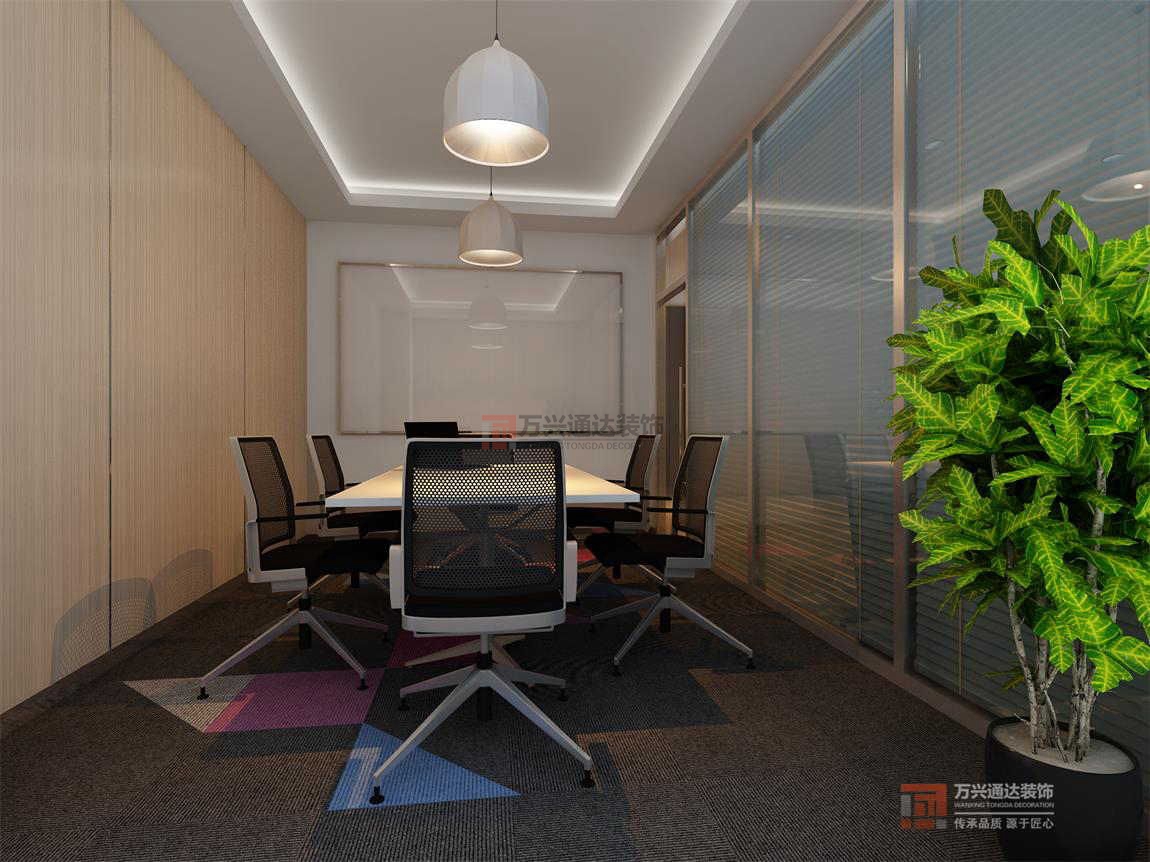 北京萬興通達辦公裝修項目-北京偉伯康科技發(fā)展有限公司裝修效果圖