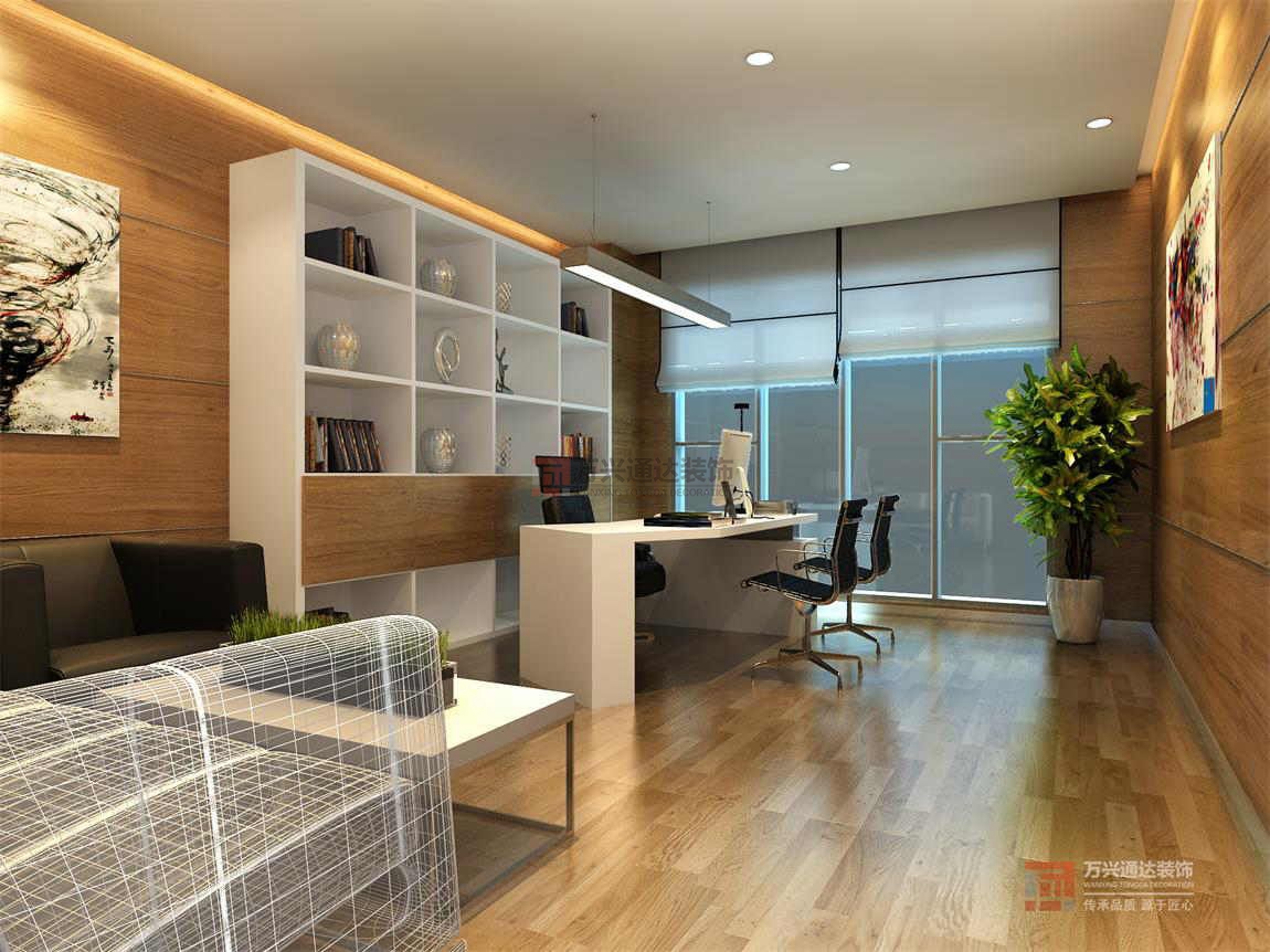 北京萬興通達辦公裝修項目-北京偉伯康科技發(fā)展有限公司裝修效果圖