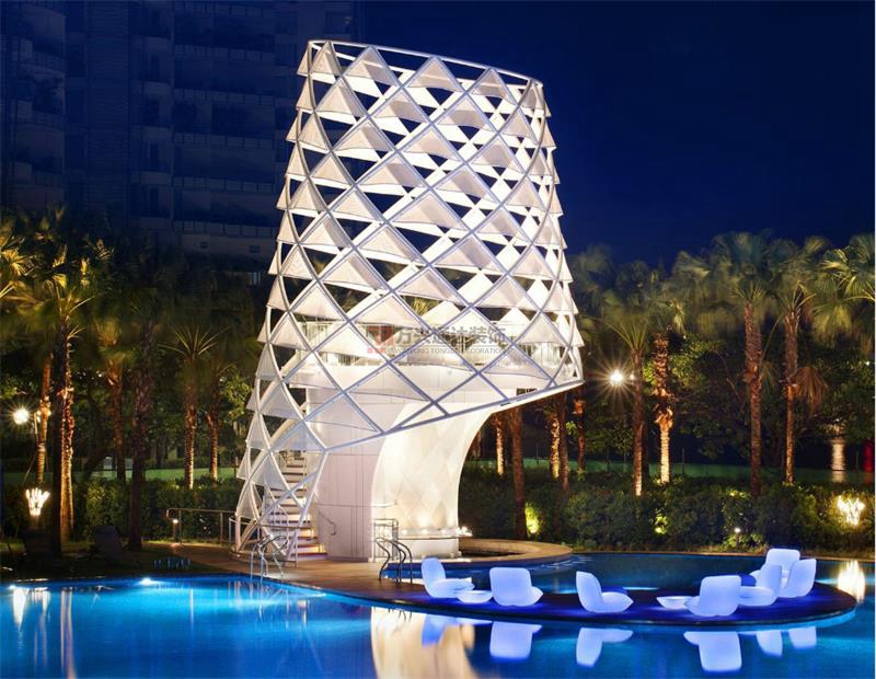 北京萬興通達(dá)辦公裝修項(xiàng)目-圣淘沙灣 W 酒店裝修案例效果圖