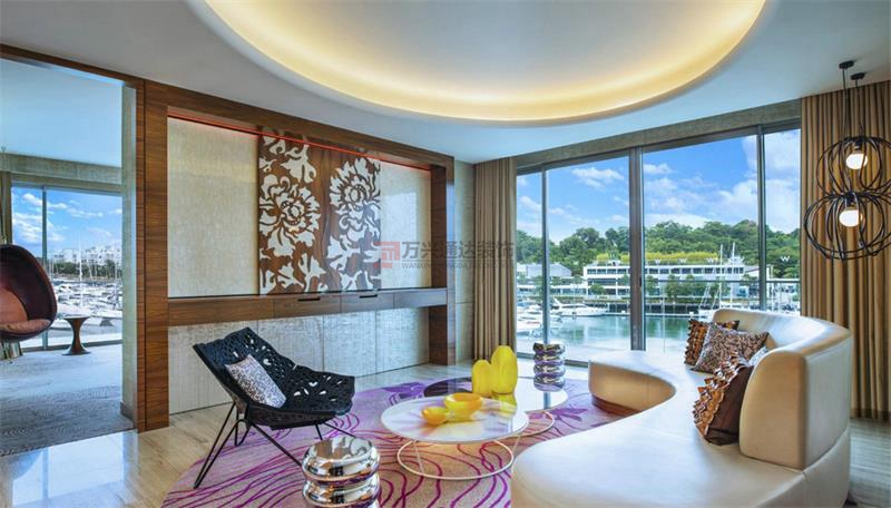 北京萬興通達(dá)辦公裝修項(xiàng)目-圣淘沙灣 W 酒店裝修案例效果圖