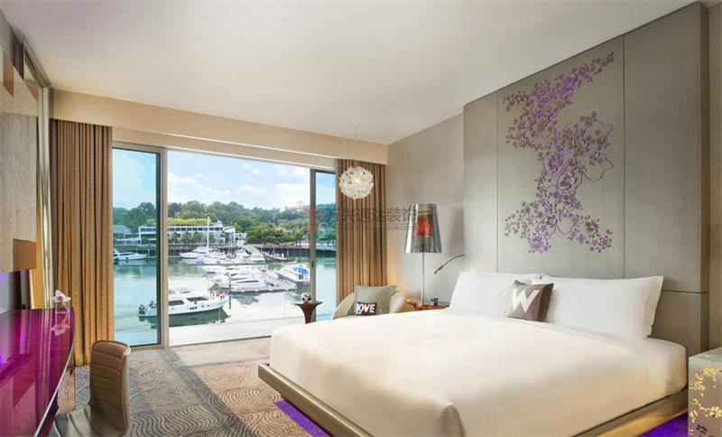 北京萬興通達(dá)辦公裝修項(xiàng)目-圣淘沙灣 W 酒店裝修案例效果圖