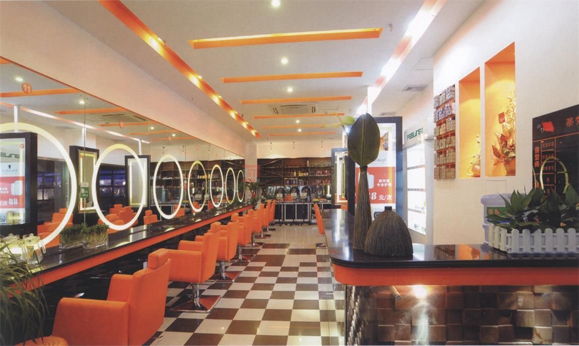 北京萬(wàn)興通達(dá)辦公裝修項(xiàng)目-帝凡尼美發(fā)造型裝修效果圖