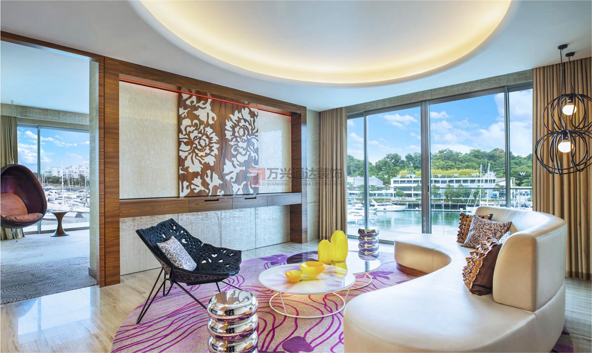 北京萬興通達辦公裝修項目-東四富潤酒店裝修效果圖