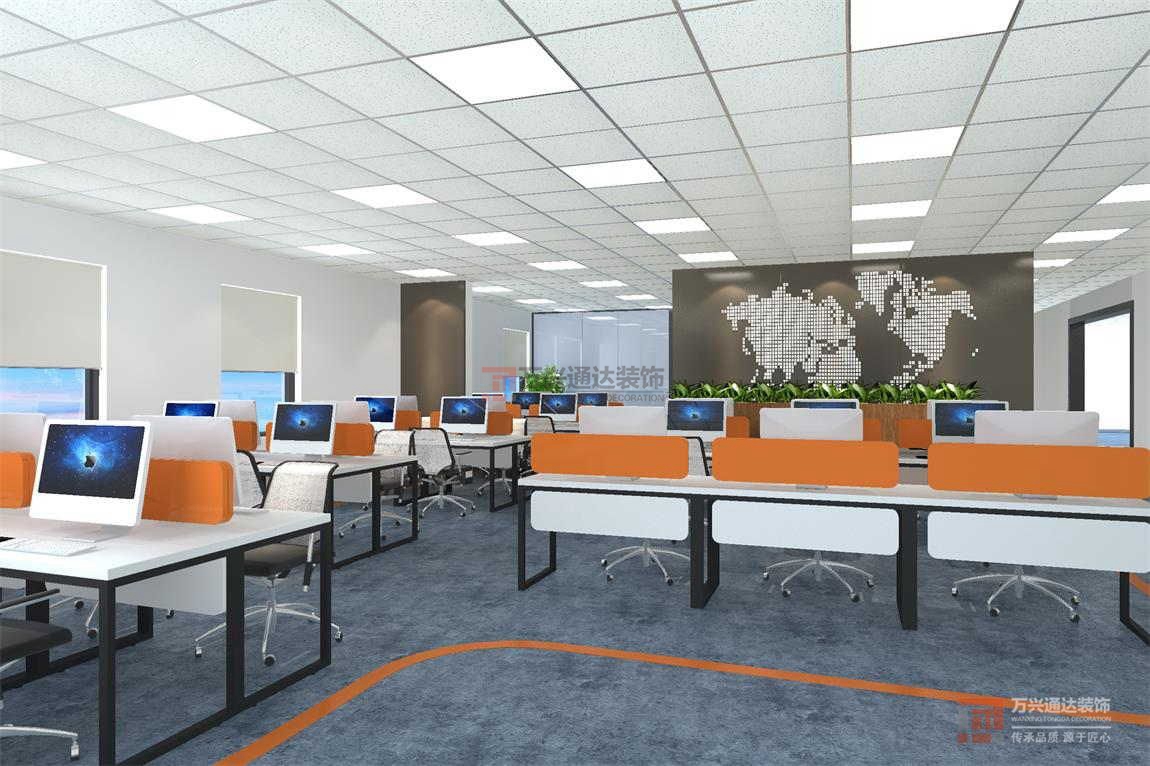 北京萬興通達(dá)辦公裝修項目-極星戶外裝修效果圖