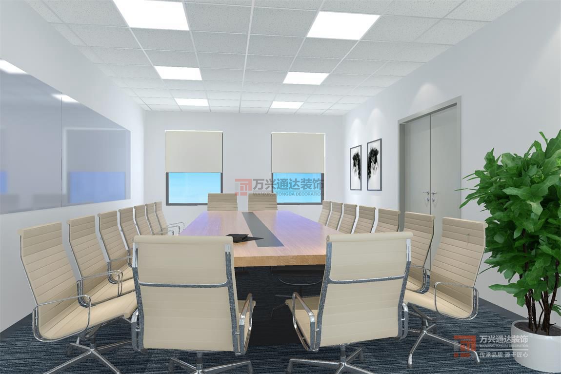 北京萬興通達(dá)辦公裝修項目-極星戶外裝修效果圖