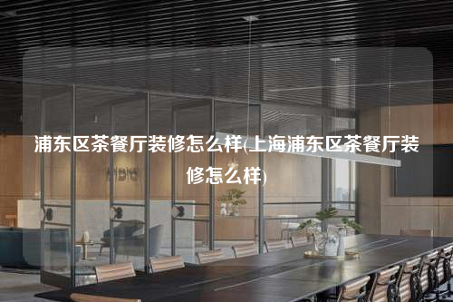 浦東區茶餐廳裝修怎么樣(上海浦東區茶餐廳裝修怎么樣)