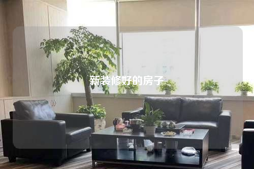 新裝修好的房子