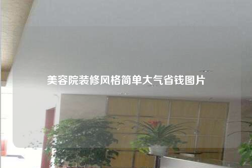 美容院裝修風格簡單大氣省錢圖片