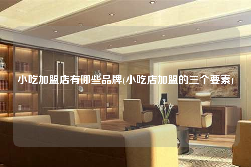 小吃加盟店有哪些品牌(小吃店加盟的三個要素)