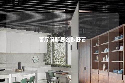 客廳隔斷怎么做好看