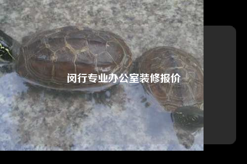 閔行專業辦公室裝修報價