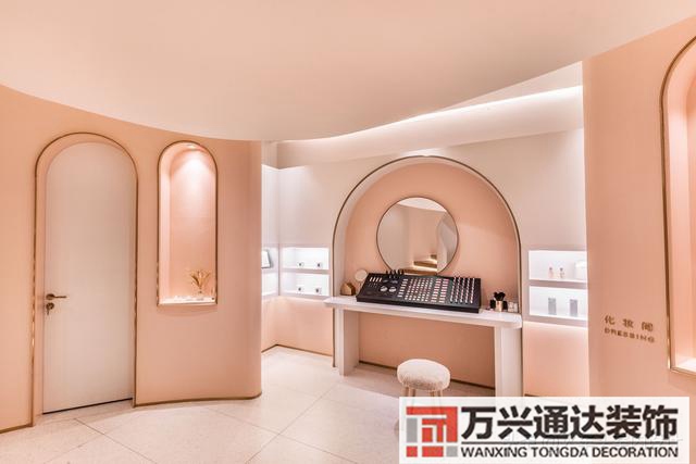 美容院設(shè)計美容院設(shè)計案例_萬興辦公室裝修公司