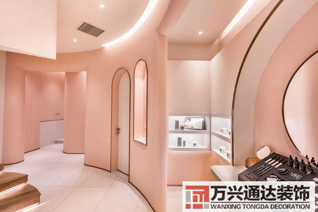 美容院設(shè)計美容院設(shè)計案例_萬興辦公室裝修公司