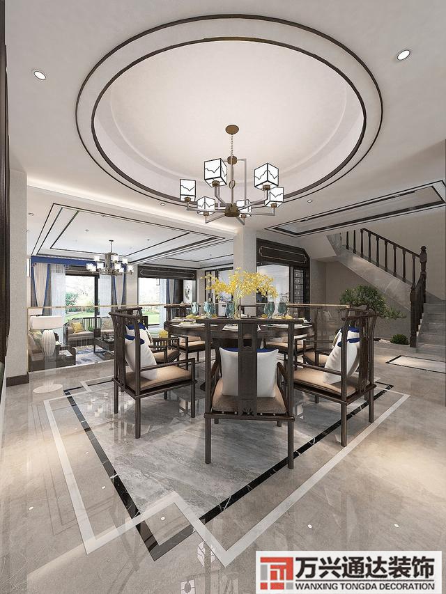 別墅中式裝修中式別墅設計裝修