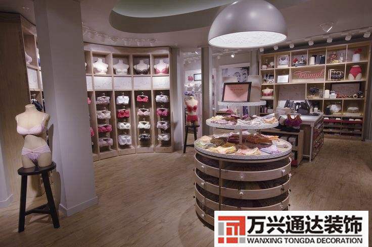 裝修內衣店一般多少錢內衣店簡單裝修