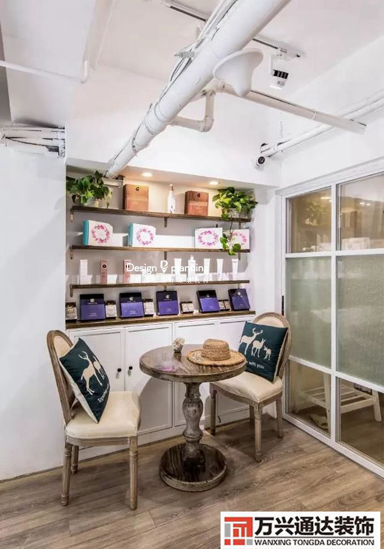 美甲店裝修案例美甲店裝修設計效果圖