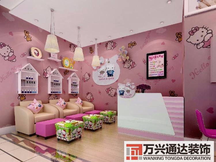 小型美甲店裝修圖片小型美甲店裝修圖片大全簡單實惠