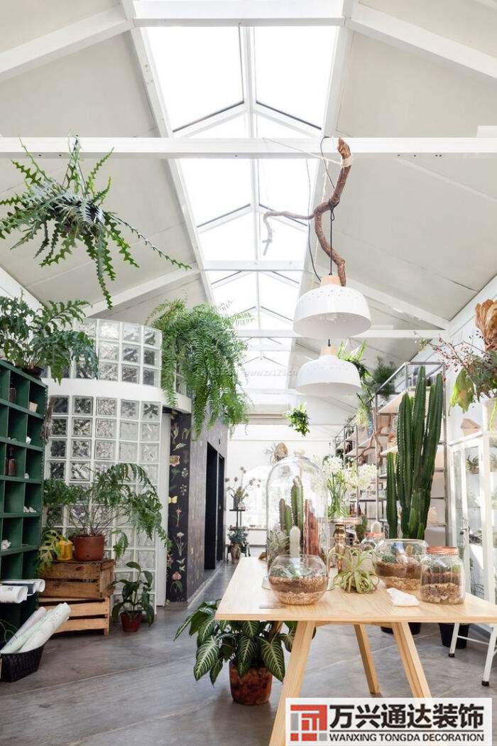 花店裝修顏色花店背景墻顏色