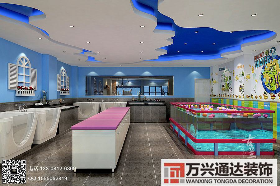 兒童游泳館裝修效果圖嬰兒游泳館圖片 裝修風(fēng)格