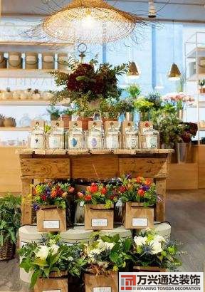 商場花店裝修效果圖花店門市裝修效果圖大全