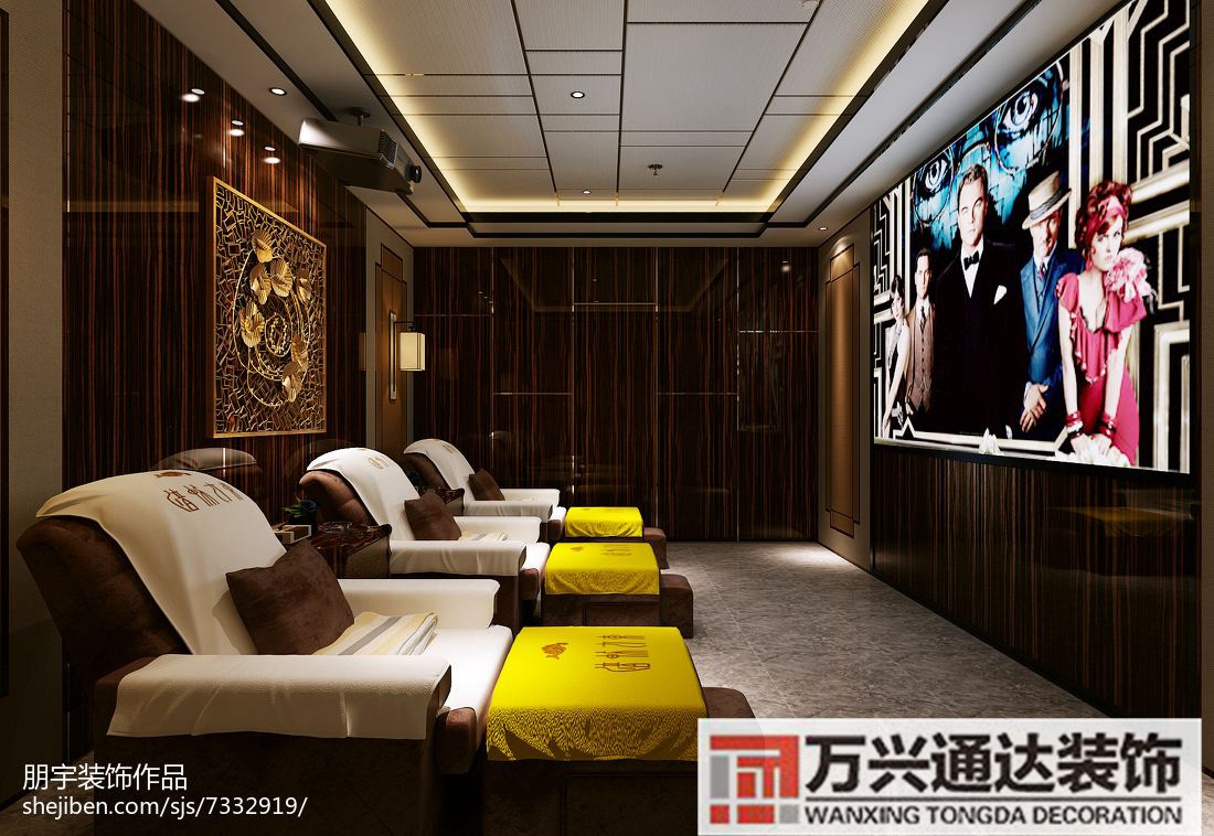 足浴會所設(shè)計裝修足浴養(yǎng)生會所裝修效果圖