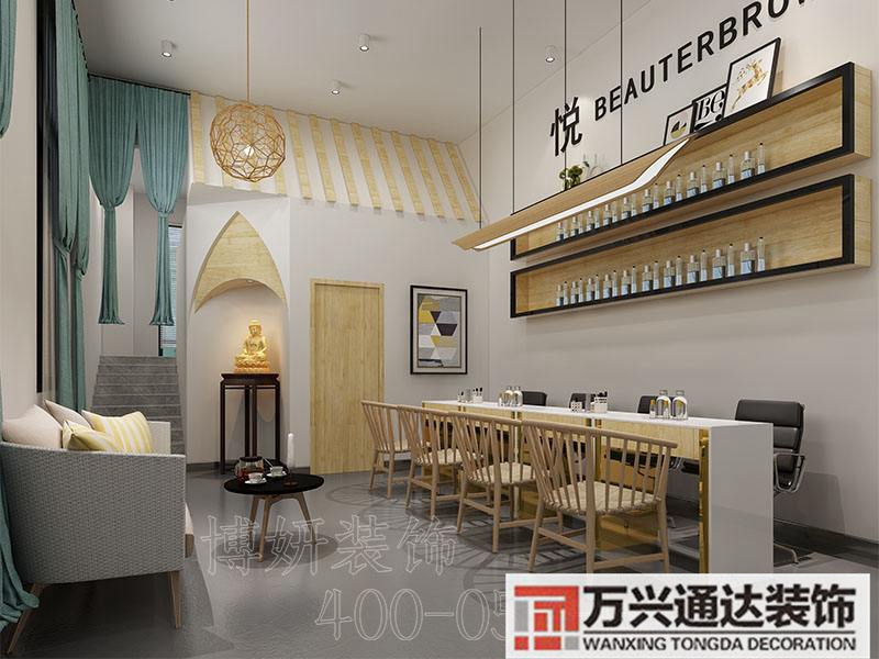 美甲店的裝修風格美甲店設計裝修 簡約