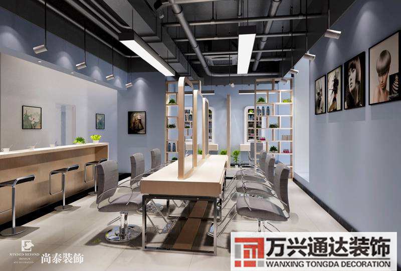 美發(fā)店裝修圖60平米美發(fā)店裝修圖